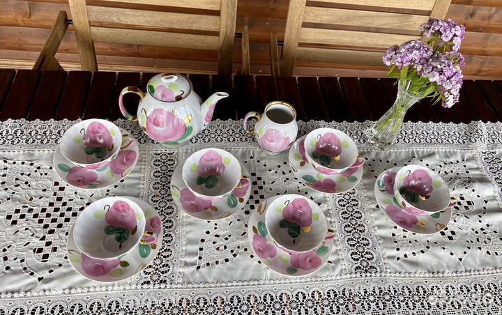 Сервиз чайный розы агашки