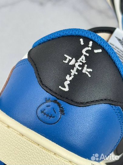 Кеды Jordan 1 Retro Low Fragment X Travis Scott (2025) Премиум