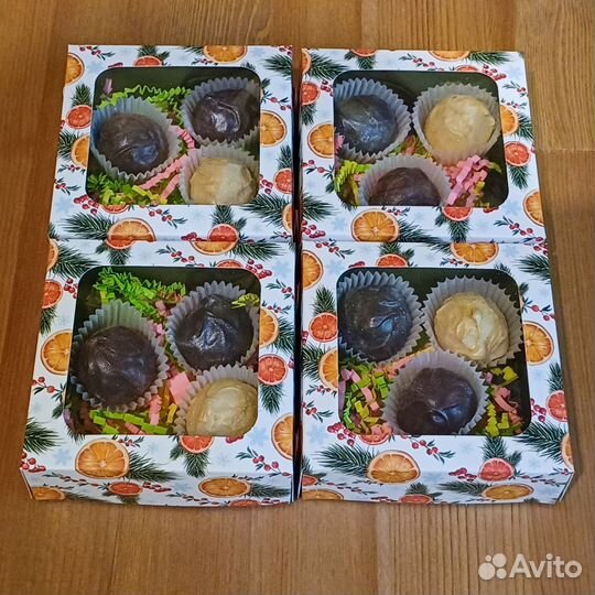 Моти, Шоколадные трюфели, клубника в шоколаде