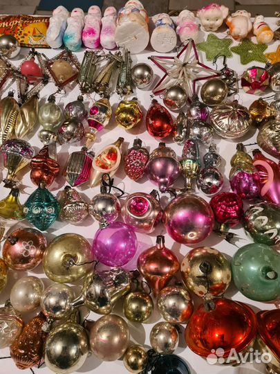 Ёлочные новогодние игрушки СССР 250 шт