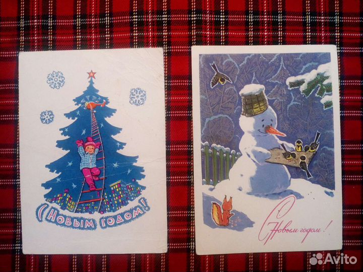 Открытки В.Зарубина. Подписанные