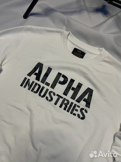 Свитшот alpha industries