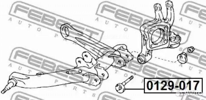 Febest 0129-017 Болт с эксцентриком