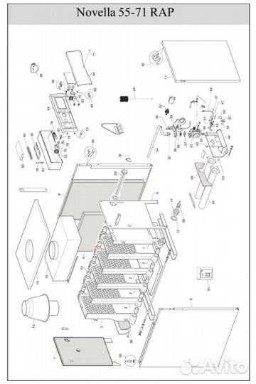 Газовый котел напольный чугунный