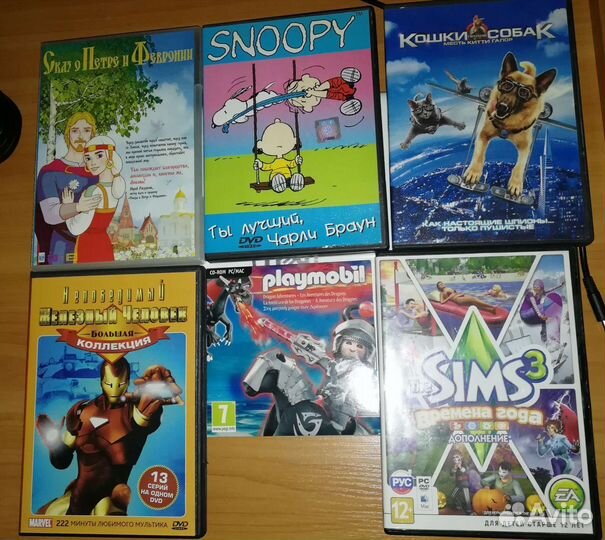 Dvd диски мультфильмы