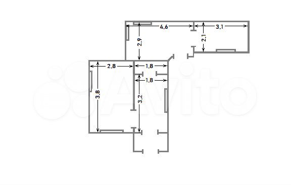 Дача 37,3 м² на участке 12 сот.