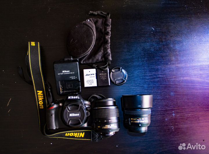 Nikon d3200+Nikkor AS-F 18-55mm +Nikkor 50mm 1.8G