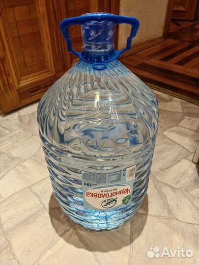 Тара пустая для воды 19 литров с ручкой