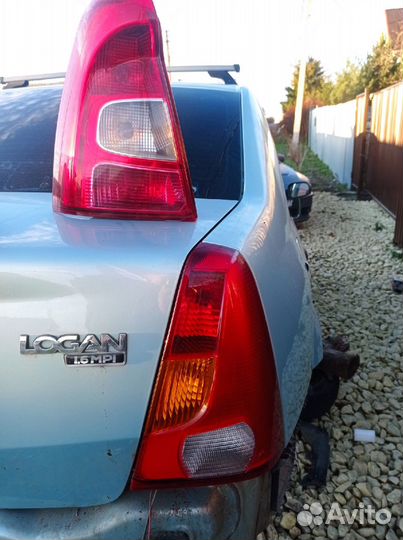 Задний фонарь рено логан