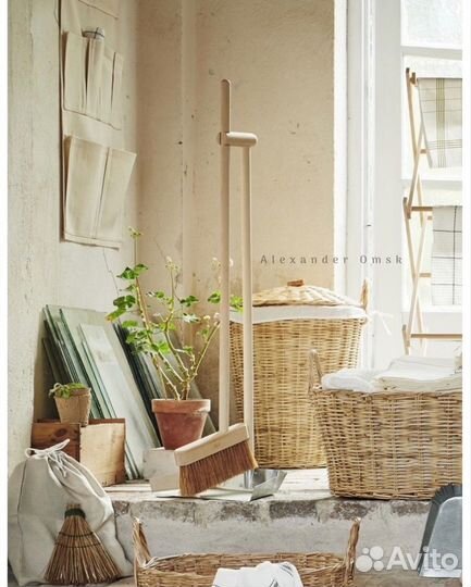 Новая корзина ротанг Борстад / Borstad IKEA