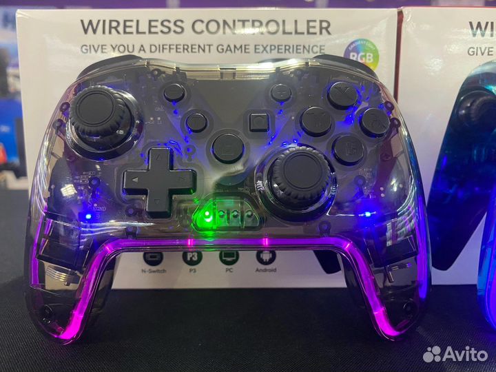 RGB геймпады для Switch/PS3/PC/Android Новые