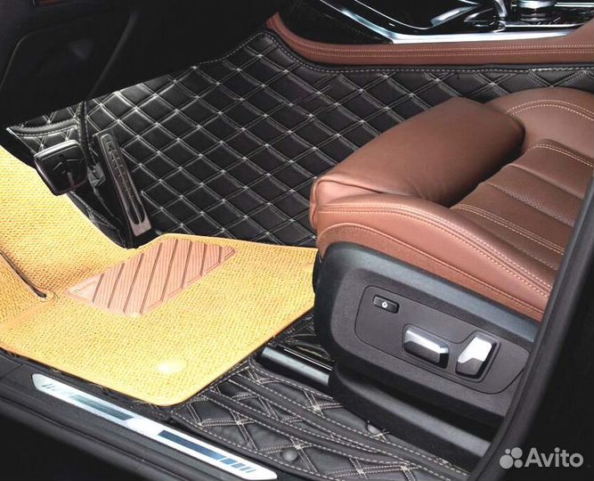 3D Коврики Audi Салон Багажник из Экокожи