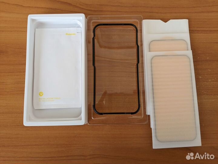 Стекло защитное iPhone 12/12 Pro Baseus (2шт.)