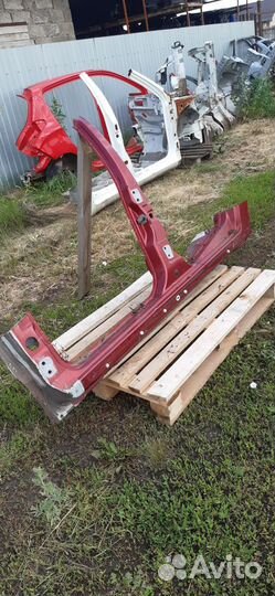 Порог левый со стойкой Fiat Albea 2008