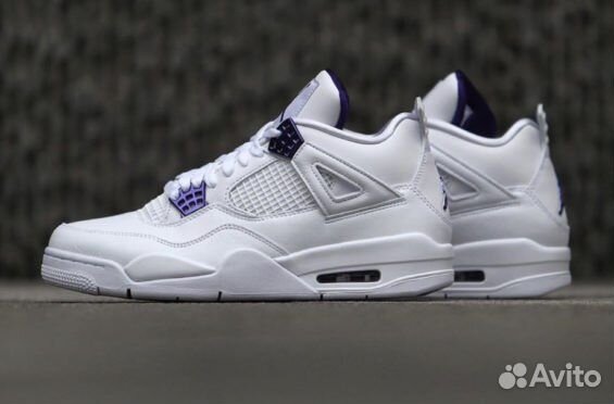 Кроссовки Nike air Jordan 4 metallic purple 36-41