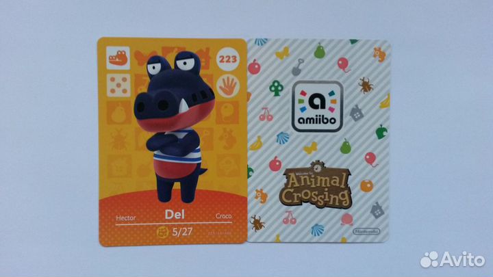 22. Animal Crossing amiibo-карты (221-230) 4U
