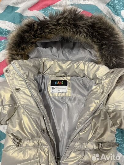 Курточка для девочки зимняя 104