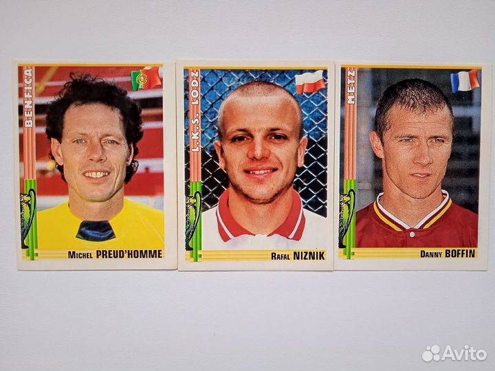 Panini Еврофутбол 1999