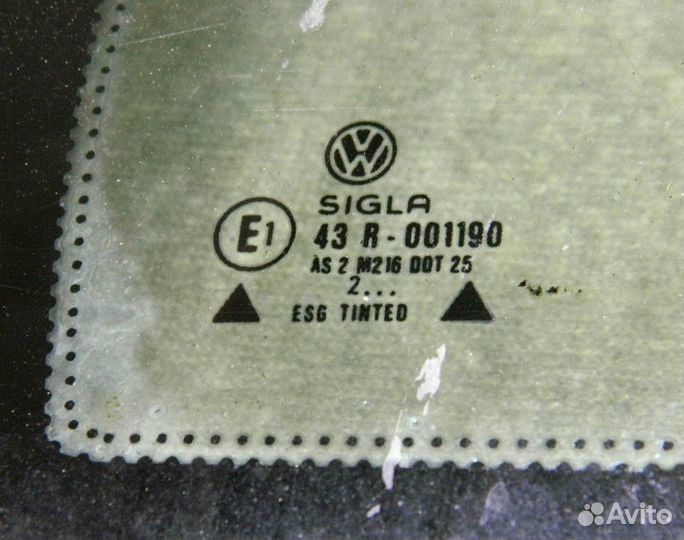 Стекло кузовное левое VW Passat B3 универсал