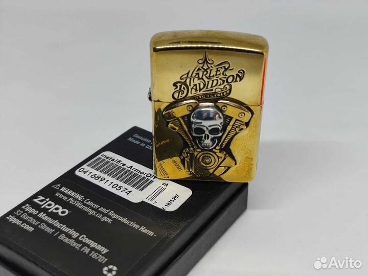 Зажигалка zippo Harley Davidson armor DIY