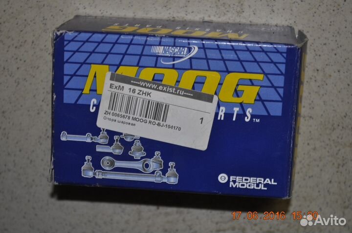 Опора шаровая передняя нижняя RO-BJ-104170