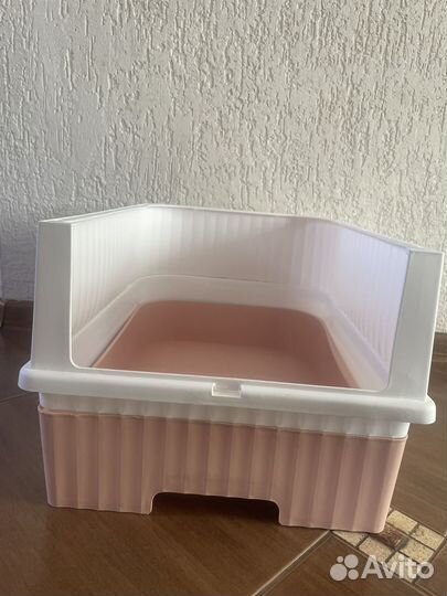 Лоток для кошек большой с бортиками