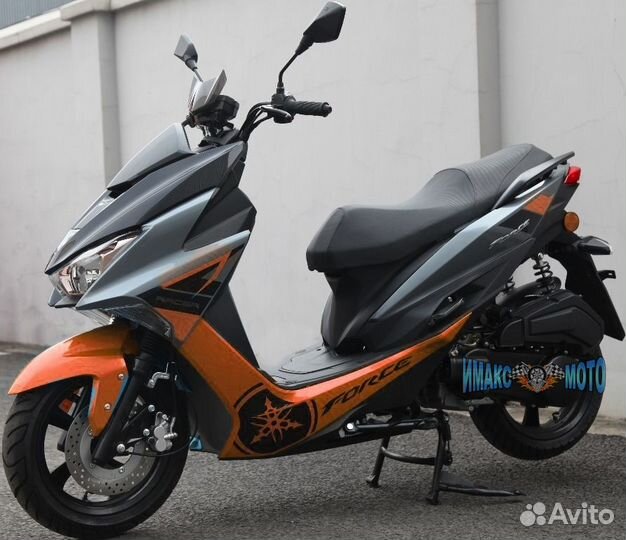 Скутер Racer RC150T-15F Force 150 оранжевый