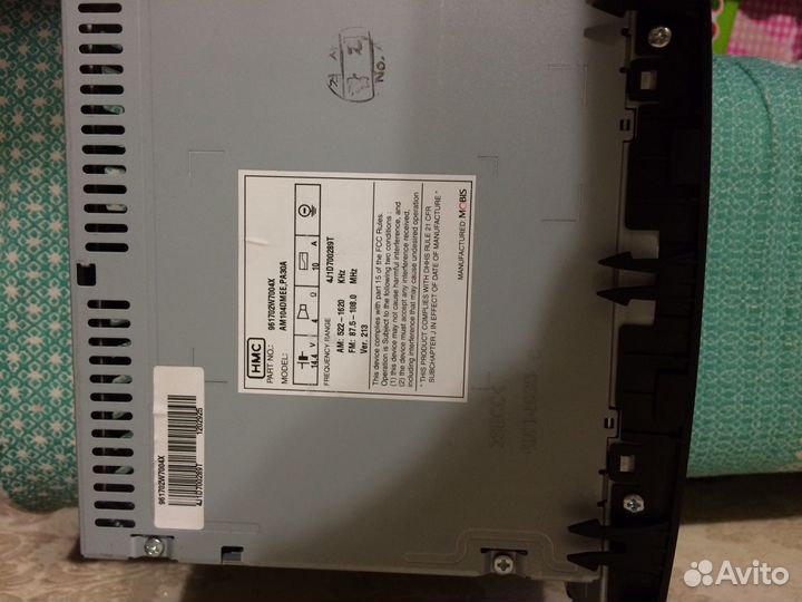 Штатная магнитола на Santa Fe