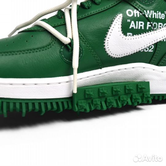 Off-White x Nike Air Force 1 Mid “Pine Green”