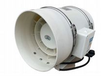 Вытяжной канальный вентилятор 200мм осевой круглый