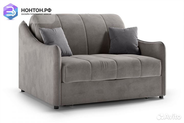 Диван аккордеон Эско серо-бежевый / серый