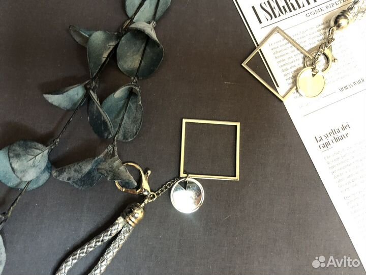 Брелок кожаный мужской