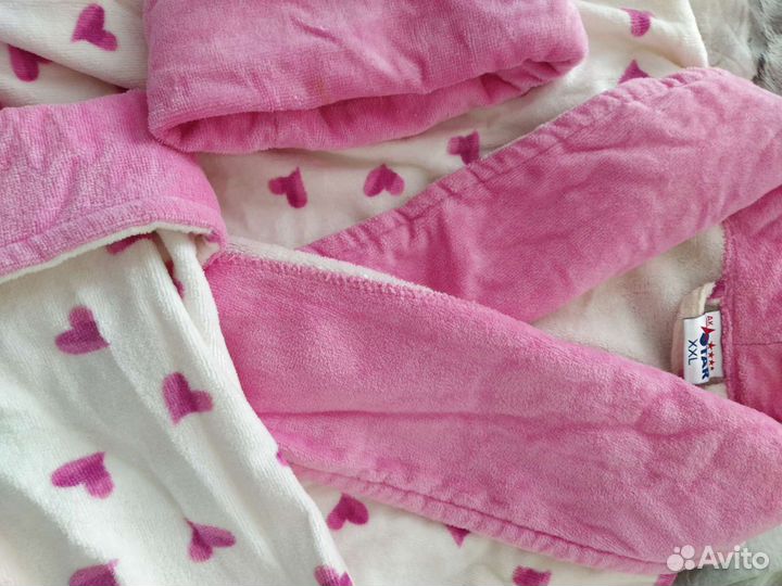 Махровый женский халат