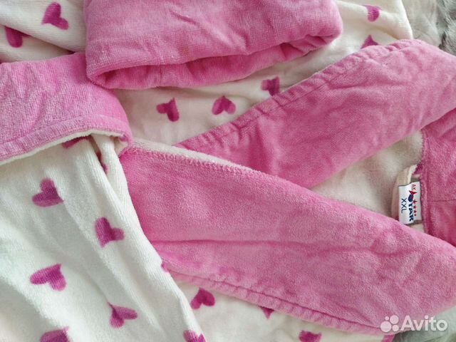 Махровый женский халат