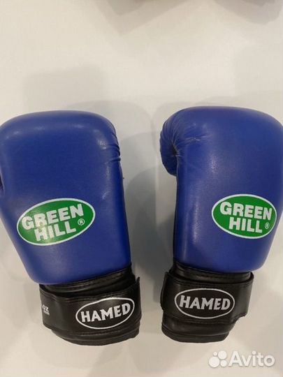 Боксерские перчатки green hill 6 oz