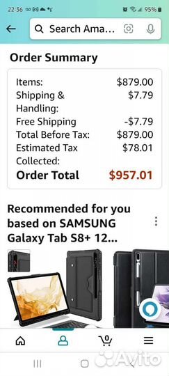 Планшет samsung galaxy tab 8 + /12,4