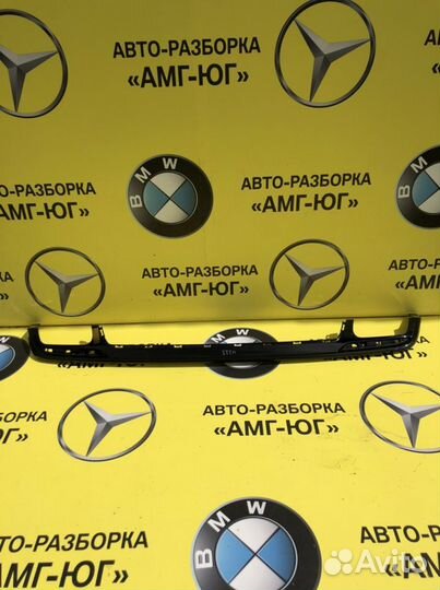 Mercedes W222 S222 AMG пакет Юбка бампера задняя