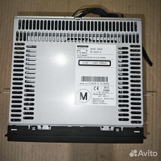 Магнитола штатная Nissan Qashqai J10/ JJ10E
