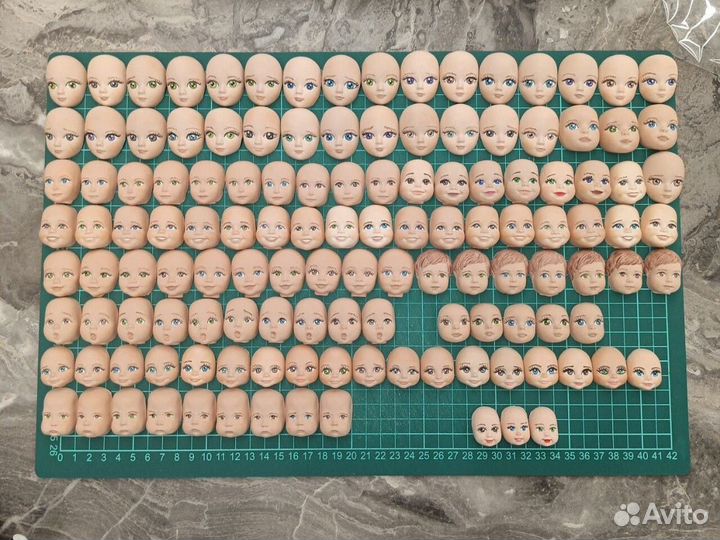 Личики для ватных игрушек