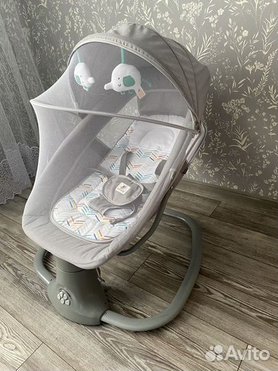 Детские электронные качели для новорожденных