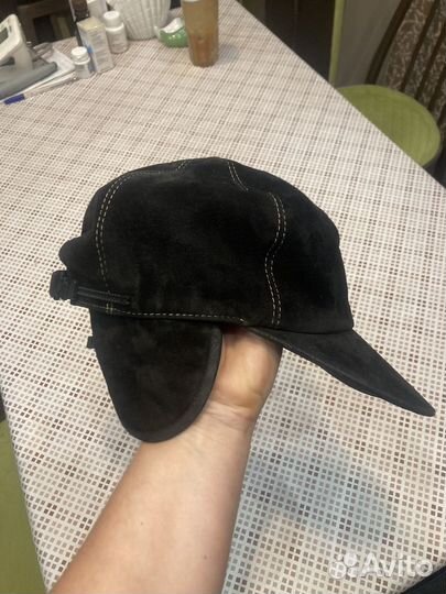 Кепка замшевая