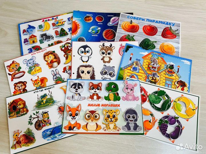 Развивающие игры на липучках