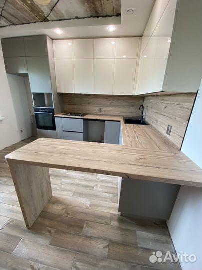 Кухня на заказ под ключ h-6739