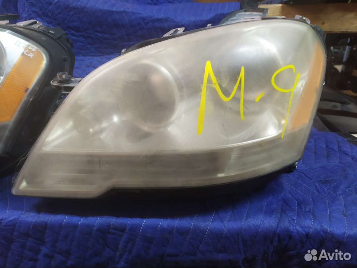 Фара левая Mercedes-Benz ML W164 рестайл галоген