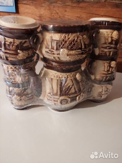 Глиняный чайный сервиз