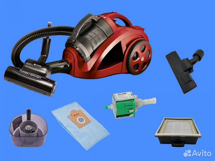 Мешок пылесоса многоразовый (матерчатый), планка