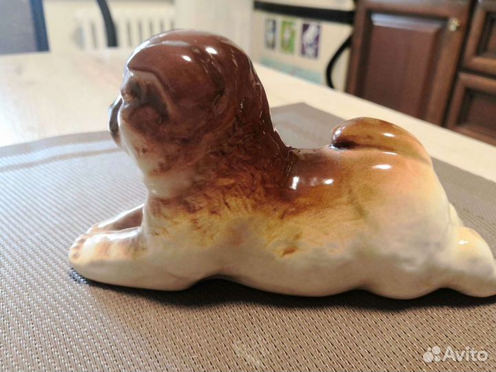 Собака керамическая