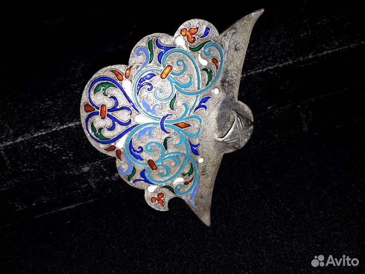 Пряжка для ремня серебро 84 проба