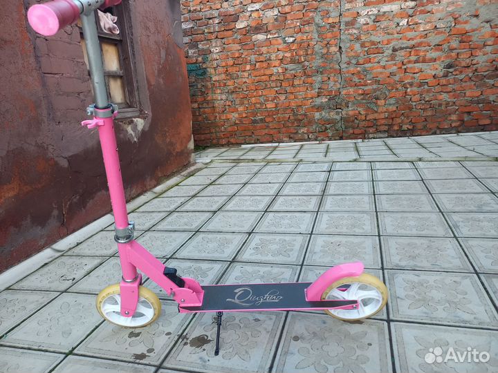 Самокат детский для девочки бу