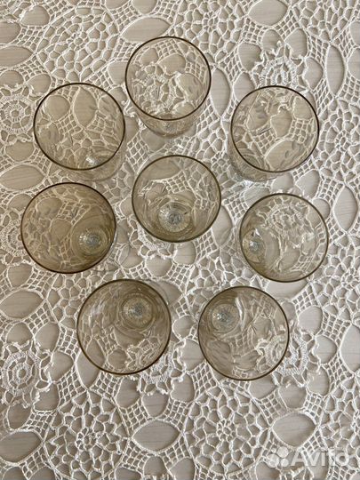 Фужеры рюмки стекло СССР 60-е годы